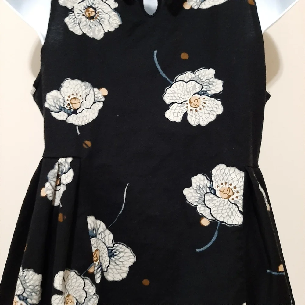 Anthropologie Deletta Peplum Top Size Small